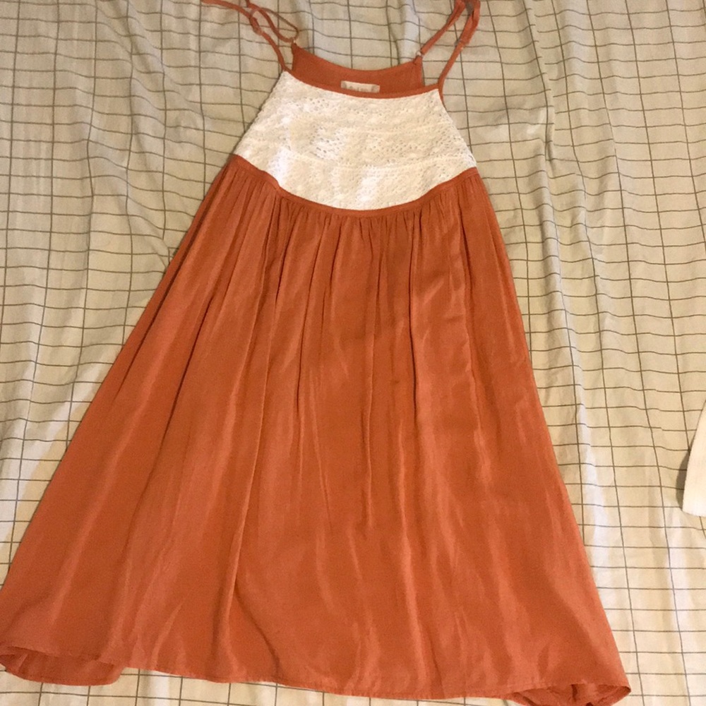 Orange dress